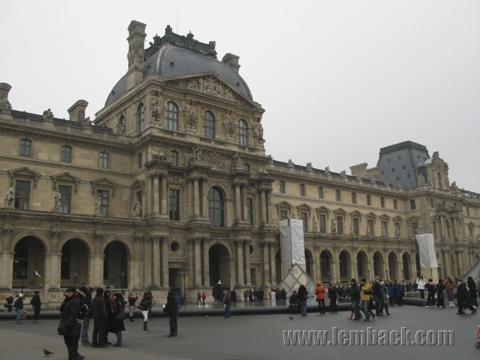 Outside The Louvre