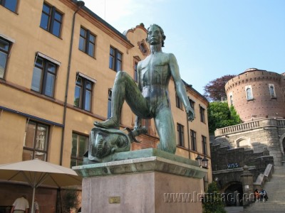 David statue in Helsingborg, Sweden