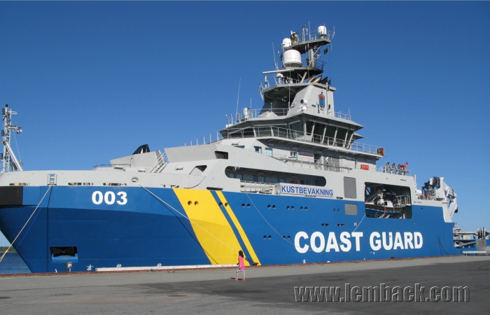 The coast guard vessel in Karlskrona, Sweden