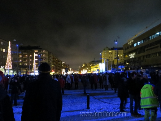 Christmas street lights in Gothenburg