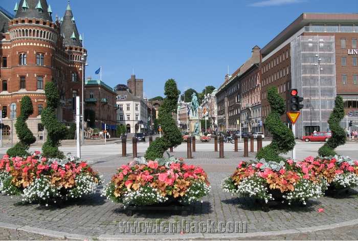 city flower arrangement - Helsingborg